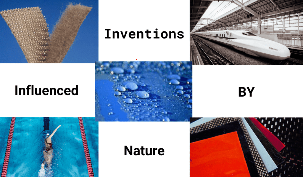 Inventions influenced by nature.