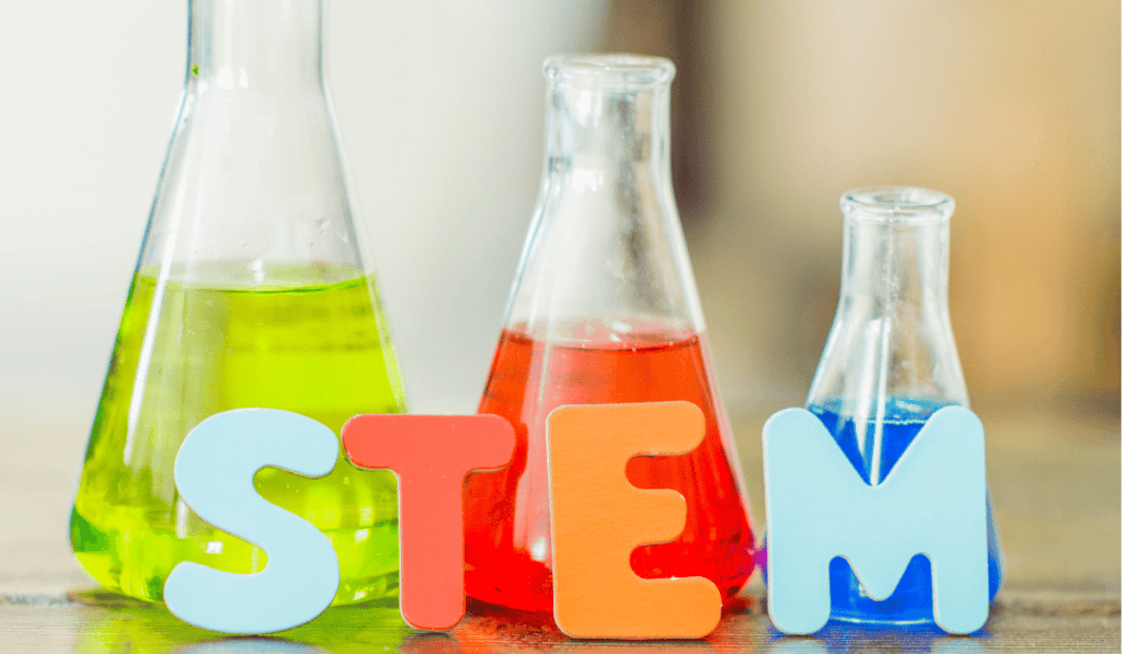 Beakers with STEM 